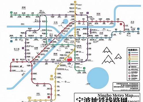 宁波地铁线路图最新版2023年
