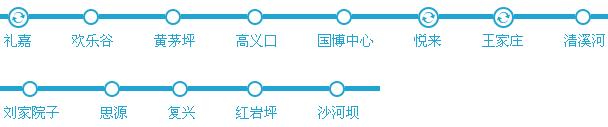 重庆地铁国博线全线站点图 重庆地铁国博线运营时间